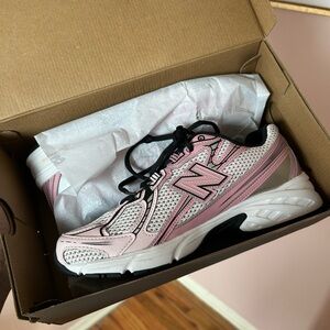 New Balance Kids Sneakers in Pink and White
